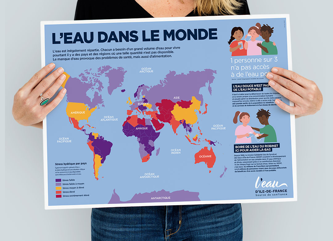 Poster « L’eau dans le monde »